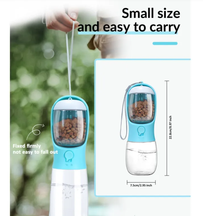 CozyPaws Portable Travel Water Bottle