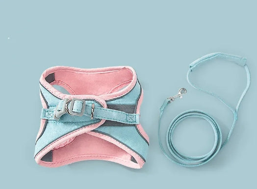 CozyPaws Adjustable Cat Harness & Leash Set