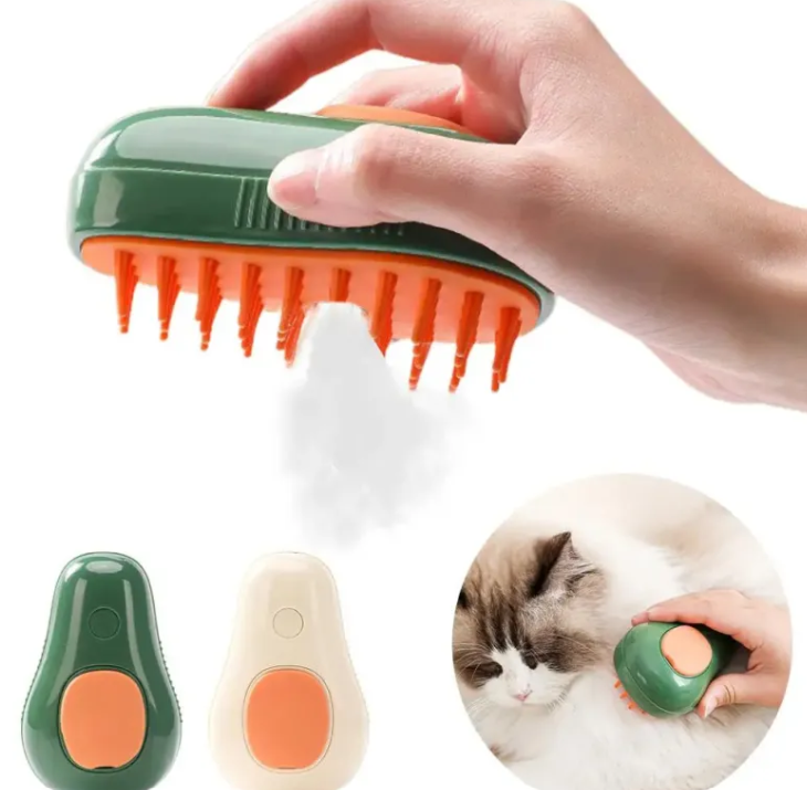 CozyPaws 3-in-1 Steam Pet Grooming Brush
